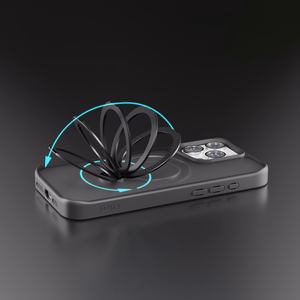 Etteri Matt Mag Ring ümbris for iPhone 16 Pro Max 6,9" must