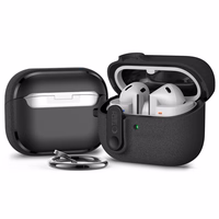 Tech-Protect Slim Hook ümbris Samsung Galaxy Buds 3 / 3 FE / 3 Pro jaoks - must