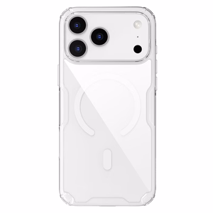 Nillkin Nature TPU Pro Magnetic Ümbris Compatible with MagSafe jaoks iPhone 17 Pro Max - Läbipaistev