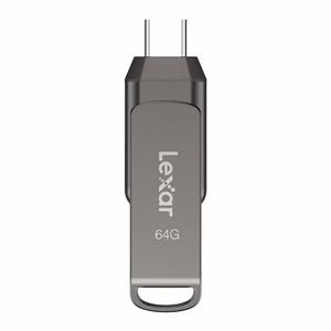 MEMORY DRIVE FLASH USB3.1 64GB/D400 LJDD400064G-BNQNG LEXAR