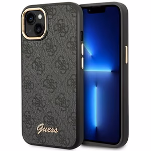 Guess GUHCP14SHG4SHK iPhone 14 6.1 "must / must hard ümbris 4G Vintage kuldne Logo