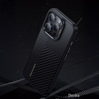 Benks Montage Magnetic Armor Pro Kevlar Ümbris Metal Frame 600D+1500D (MA62) jaoks Iphone 15 Pro Max must