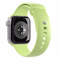 PURO ICON - elastne rihm Apple Watch 44/45/46/49 mm (S/M & M/L) (Matcha roheline)