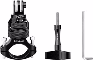 Alumiinium 360° PULUZ rooli kinnitus spordikaameratele (must)
