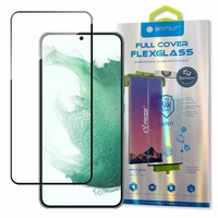 Bestsuit 3D Edge Nano Flexi Glass klaasikile täisekraani karastatud klaas raamiga Samsung Galaxy S22 + (S22 Plus) Läbipaistev