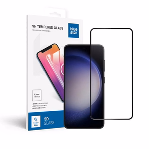 Karastatud klaas to Samsung Galaxy S23 (full glue / Ümbris friendly) sinine Star 5D must