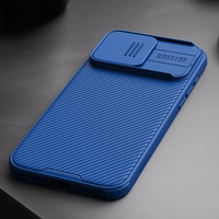 Nillkin CamShield Pro Magnetic Ümbris jaoks iPhone 15 Pro Max with Camera Protector - sinine