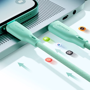 Joyroom Multi-Color Series S-A34 USB-A / USB-C 100W Kaabel 1m - valge