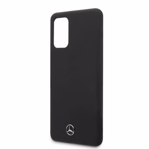 Mercedes Silicone Line Ümbris jaoks Samsung Galaxy S20+ - must