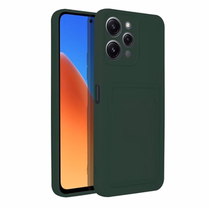 Чехол для Xiaomi Redmi 12 4G Card Case зелёный