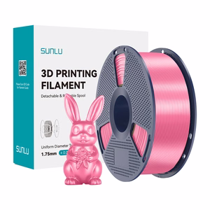 Sunlu PLA+ Silk filament, roosa