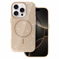 Magsafe Slim Shiny jaoks Iphone 15 Pro Max kuldne