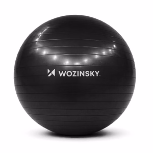 Wozinsky WGB65BB võimlemise treeningpall 65 cm - must