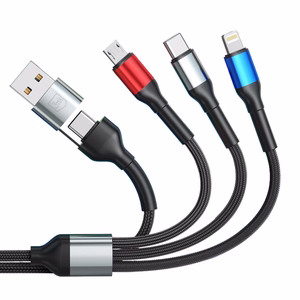 3mk Hyper Cable N-SERIES 6 in 1 USB-C / USB-A USB-C / Lightning / Micro 1.2m QC 3.0 9V / 2A 18W - must
