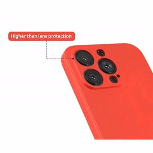 Telefoni ümbris Liquid Silicone Xiaomi Redmi Note 14 4G punane