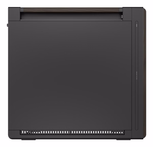 ASUS ProArt PA602 puidudisainiga moodne must keskmise tornmõõduga arvutikorpus metallpaneeliga, must/puit