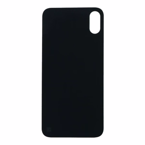 Задняя крышка iPhone X серая (space grey) (увеличенное отверстие для камеры) OEM