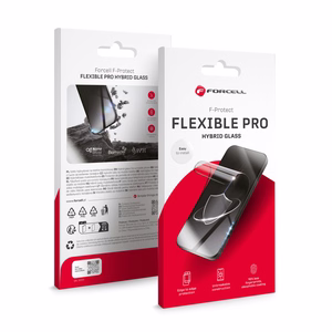 Hybrid glass to iPhone 16 PRO Forcell Flexible 5D must