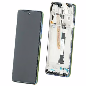 LCD ekraan Xiaomi Poco X3 Pro/X3/X3 NFC puuteekraaniga koos raamiga Frost Blue originaal (service pack)