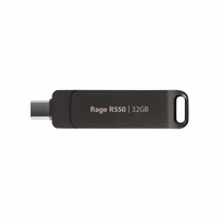Flashdrive PATRIOT Rage R550 32GB 100 MB/S USB A+C Swivel Design (PE32GR550DSAD) must