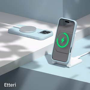 Etteri Silicone Mag ümbris iPhone 16 Pro Max 6,9" helesinine