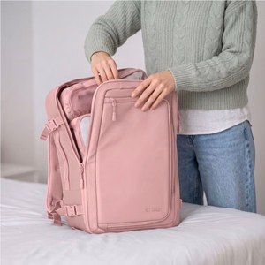 Tech-Protect Defender S50 Backpack jaoks Ryanair & Wizzar, 20L Laptop - roosa