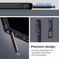 SPIGEN ümbris RUGGED ARMOR ümbris jaoks SAMSUNG S24 Ultra matte must