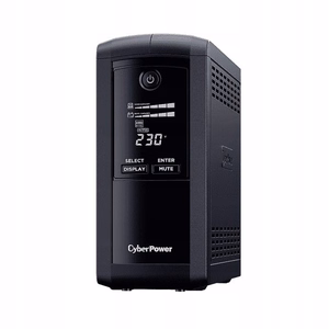 CyberPower Tracer III VP1600ELCD-FR puhvertoiteallikas (UPS), Line-Interactive, 1,6 kVA, 900 W, 5 AC pistikupesa