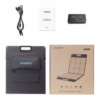 Choetech SC011 solar Laadija 200W portable solar panel - must