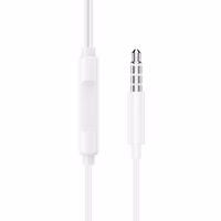 Borofone Earphones BM100 Pro Fuente with microphone valge