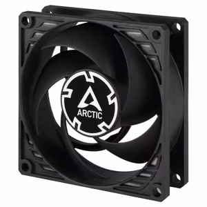 ARCTIC P8 PWM PST rõhule optimeeritud ventilaator, 4-pin, 80mm, must
