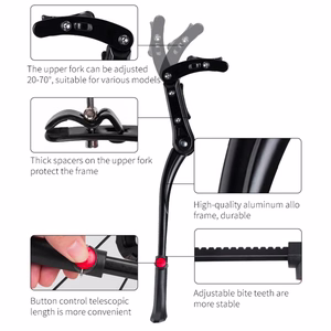 Rockbros JC1005BK jalgratta tugijalg - must