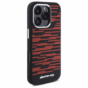 AMG Silicone Graphics MagSafe Ümbris jaoks iPhone 16 Pro Max - must