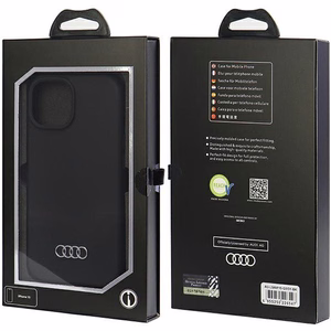 Audi Silicone Ümbris jaoks iPhone 15 - must