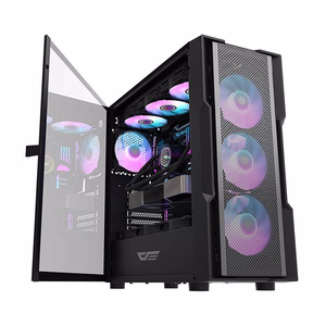 Darkflash DK431 Mesh computer ümbris (must) + 4 ARGB fans