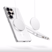 Tech-Protect MagSlim MagSafe Ümbris jaoks Samsung Galaxy S25 Ultra - läbipaistev