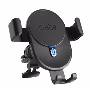 Smartphone hoidja koos induktiivne laadija SBS TESUPWIR10CLIPSTG 10W - must