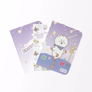 BT21 RJ A6 märkmike komplekt, 3 tk