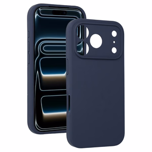 Silicone Lite Ümbris jaoks Iphone 17 Pro tumesinine