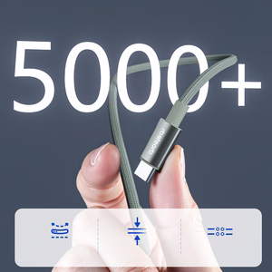 Choetech XCC-1068 PD 60W USB-C - USB-C kaabel ekraaniga 1.2 m - roheline