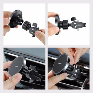 Joyroom Car Magnetic Hoidja Qi Juhtmevaba Inductive Laadija 15W (MagSafe Compatible jaoks iPhone) Must (JR-ZS240)
