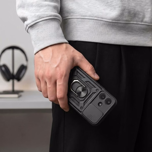 Tech-Protect CamShield Pro ümbris seadmele Xiaomi Redmi Note 17 Pro 5G – must