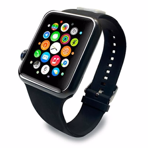 Karl Lagerfeld KLAWLSLCK ремешок для Apple Watch 42/44 / 45мм чёрный/чёрный Silicone Choupette Heads