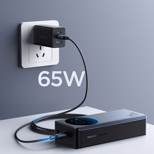 Joyroom 30000mAh 65W elektripank digitaalse ekraaniga (JR-PBF05) - must