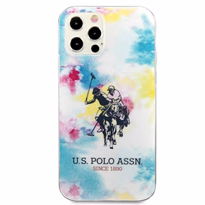 US Polo USHCP12MPCUSML Tie & Dye Collection ümbris seadmele iPhone 12 / 12 Pro 6.1", mitmevärviline
