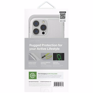 Uniq Combat Active Magclick Charging Ümbris jaoks iPhone 16 Pro Max - Valge