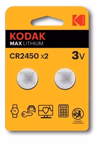 Kodak CR2450 ühekordselt kasutatav liitiumaku