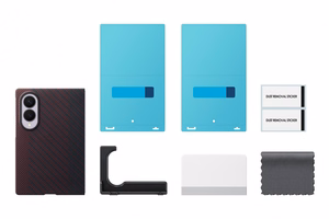 Samsung Galaxy Z Fold8 aramiidkiust magnetümbris 2 peegeldusvastase kilega, lilla