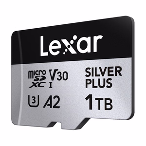 Карта памяти Lexar High-Performance Silver Plus microSDXC 1 ТБ + адаптер