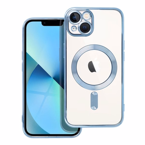 ELECTRO MAG COVER case compatible with MagSafe jaoks IPHONE 13 sinine